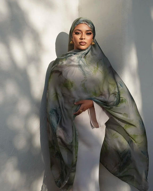 Kadieja Crinkle Satin Hijab