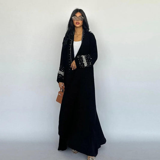 Kadieja Sparkle Noir Abaya