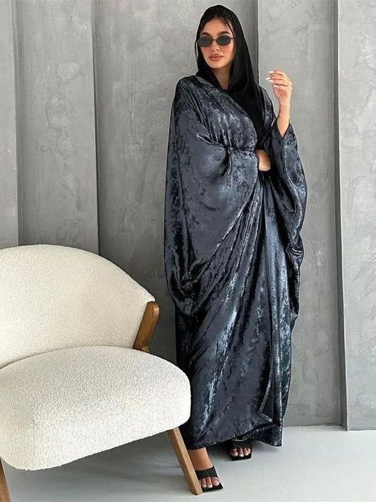 Kadieja Satin Kimono Abaya