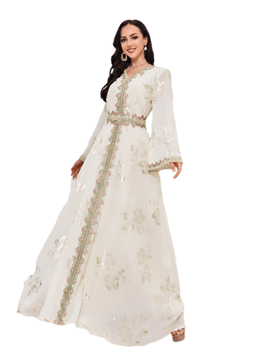 Kadieja Moroccan Embroidered Dress